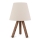 Candeeiro de mesa AYD 1xE27/60W/230V bege/castanho