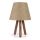 Candeeiro de mesa AYD 1xE27/60W/230V bege/castanho