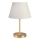 Candeeiro de mesa AYD 1xE27/60W/230V branco/dourado