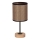 Candeeiro de mesa BENITA 1xE27/60W/230V 30 cm castanho/carvalho