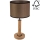 Candeeiro de mesa BENITA 1xE27/60W/230V 48 cm castanho/carvalho – FSC certificado