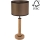 Candeeiro de mesa BENITA 1xE27/60W/230V 61 cm castanho/carvalho – FSC certificado