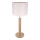 Candeeiro de mesa BENITA 1xE27/60W/230V 61 cm creme/carvalho