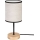 Candeeiro de mesa BOHO 1xE27/25W/230V carvalho