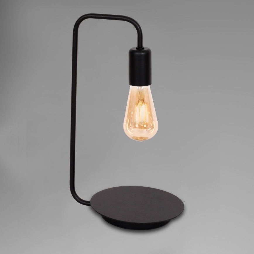Candeeiro de mesa BRENDA 1xE27/60W/230V preto