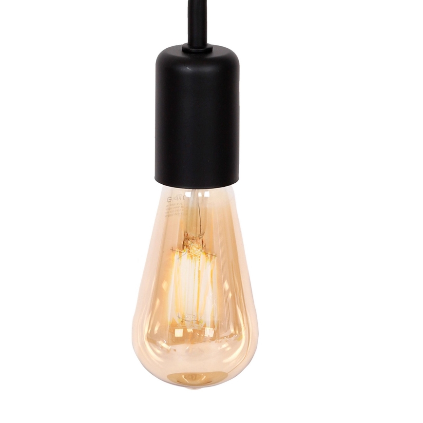 Candeeiro de mesa BRENDA 1xE27/60W/230V preto