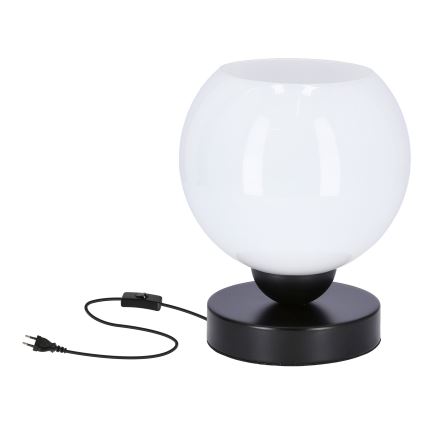 Candeeiro de mesa CALDERA 1xE27/60W/230V preto