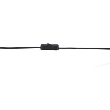 Candeeiro de mesa CALDERA 1xE27/60W/230V preto