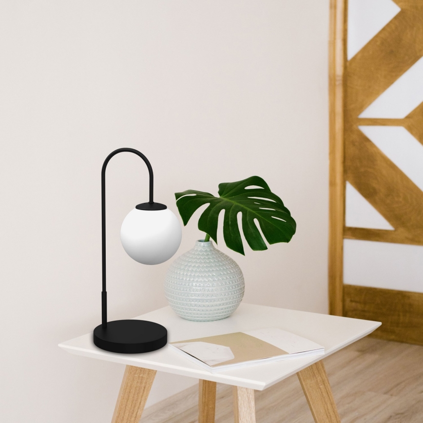 Candeeiro de mesa CAMBRIDGE 1xE14/60W/230V preto