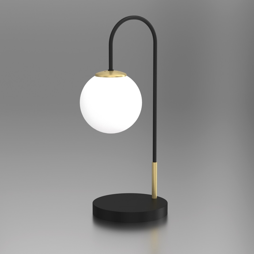 Candeeiro de mesa CAMBRIDGE 1xE14/60W/230V preto/latão