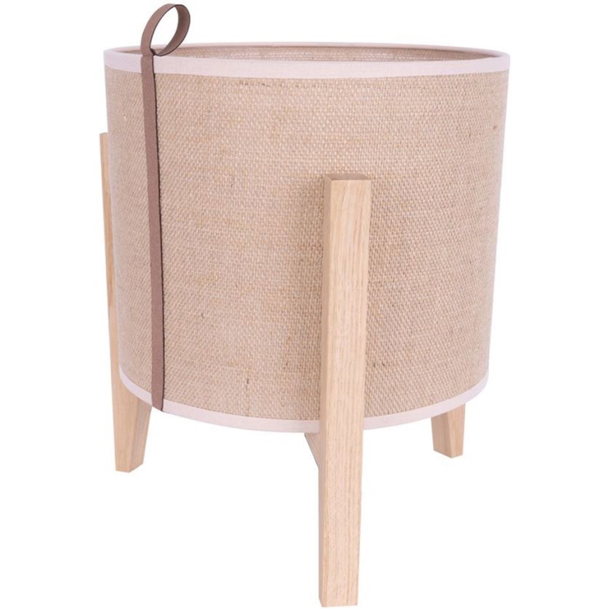 Candeeiro de mesa CASIOPEA 1xE27/40W/230V 30 cm carvalho