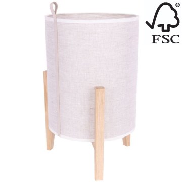 Candeeiro de mesa CASIOPEA 1xE27/40W/230V 40 cm carvalho – FSC certificado