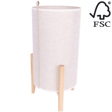 Candeeiro de mesa CASIOPEA 1xE27/40W/230V 50 cm carvalho – FSC certificado