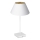 Candeeiro de mesa com conector USB 1xE27/60W/230V branco