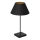 Candeeiro de mesa com conector USB 1xE27/60W/230V preto