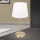 Candeeiro de mesa com porta USB LUDWIG 1xE27/40W/230V 50 cm branco/dourado