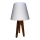 Candeeiro de mesa CONE 1xE27/60W/230V carvalho branco