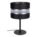 Candeeiro de mesa CORAL 1xE27/60W/230V preto