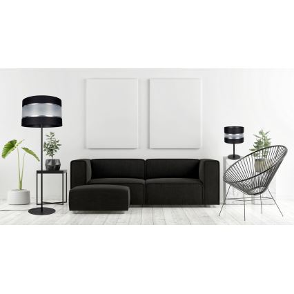 Candeeiro de mesa CORAL 1xE27/60W/230V preto