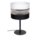 Candeeiro de mesa CORAL 1xE27/60W/230V preto