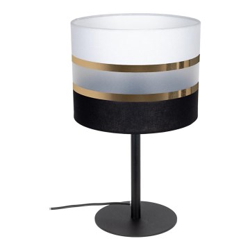 Candeeiro de mesa CORAL 1xE27/60W/230V preto