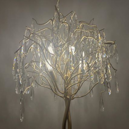 Candeeiro de mesa de cristal 5xG9/40W/230V dourado