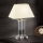 Candeeiro de mesa em cristal VERONIQUE 1xE27/60W/230V creme/dourado