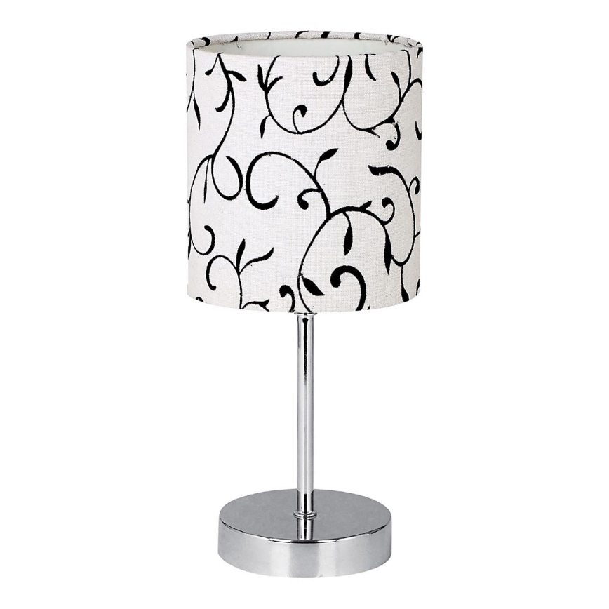Candeeiro de mesa EMILY 1xE14/40W/230V branco/cromado brilhante