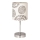 Candeeiro de mesa EMILY 1xE14/40W/230V creme/cromado brilhante