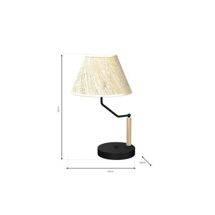 Candeeiro de mesa ETNA 1xE27/60W/230V