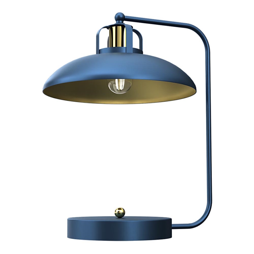 Candeeiro de mesa FELIX 1xE27/60W/230V azul