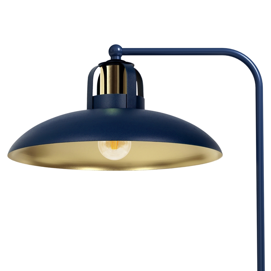 Candeeiro de mesa FELIX 1xE27/60W/230V azul