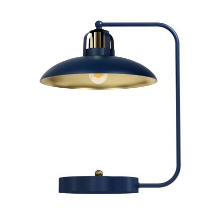 Candeeiro de mesa FELIX 1xE27/60W/230V azul