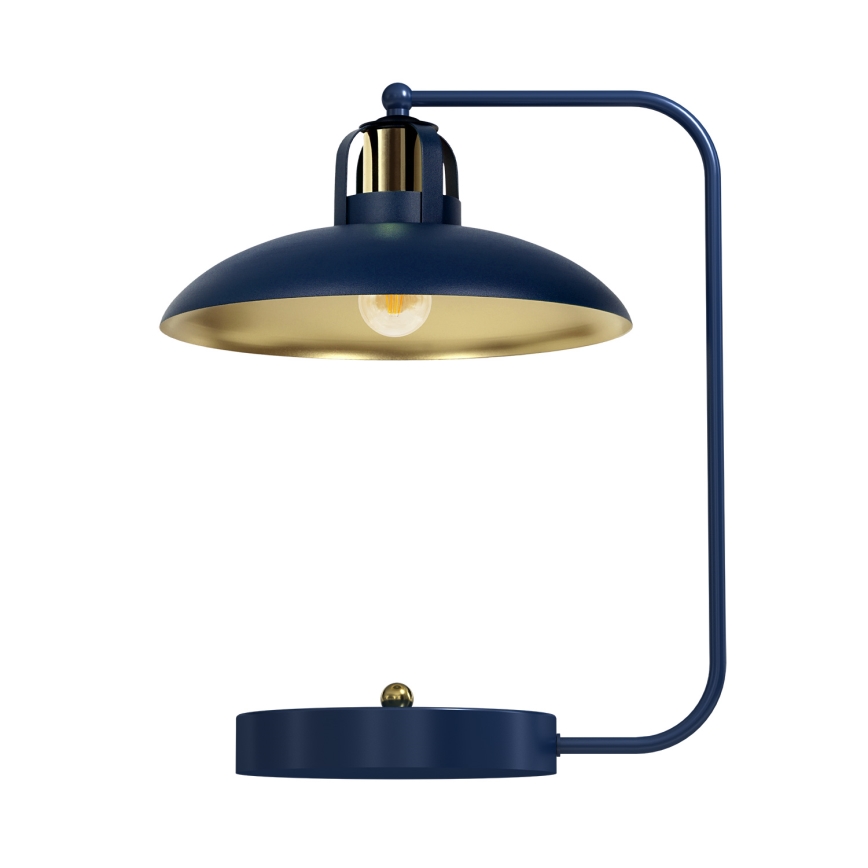 Candeeiro de mesa FELIX 1xE27/60W/230V azul