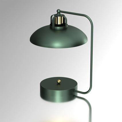 Candeeiro de mesa FELIX 1xE27/60W/230V verde