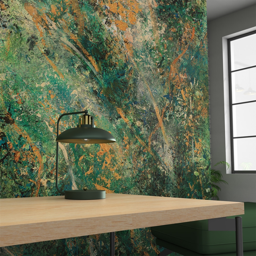 Candeeiro de mesa FELIX 1xE27/60W/230V verde