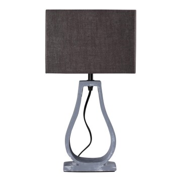 Candeeiro de mesa FEMO 1xE14/40W/230V cinzento/castanho