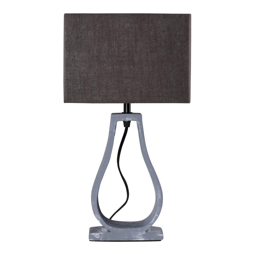 Candeeiro de mesa FEMO 1xE14/40W/230V cinzento/castanho