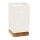 Candeeiro de mesa FIRE 1xE27/25W/230V carvalho/bege carvalho