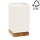 Candeeiro de mesa FIRE 1xE27/25W/230V carvalho/bege - certificado por FSC