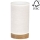 Candeeiro de mesa FIRE 1xE27/25W/230V carvalho/bege - certificado por FSC