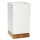 Candeeiro de mesa FIRE 1xE27/25W/230V carvalho/branco carvalho