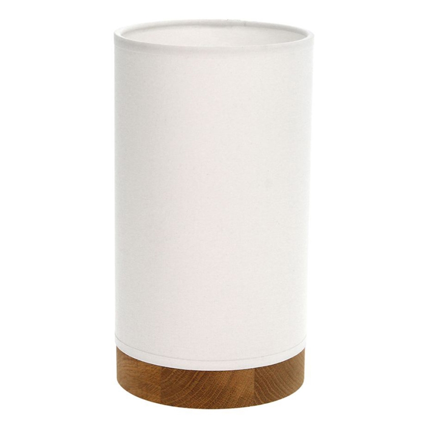 Candeeiro de mesa FIRE 1xE27/25W/230V carvalho/branco carvalho