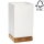 Candeeiro de mesa FIRE 1xE27/25W/230V carvalho/branco - certificado por FSC