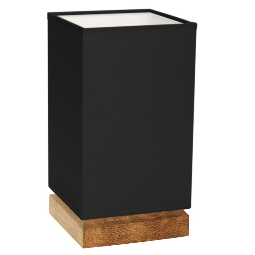 Candeeiro de mesa FIRE 1xE27/25W/230V carvalho/preto carvalho