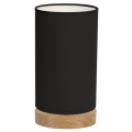 Candeeiro de mesa FIRE 1xE27/25W/230V carvalho/preto carvalho