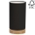 Candeeiro de mesa FIRE 1xE27/25W/230V carvalho/preto - certificado por FSC