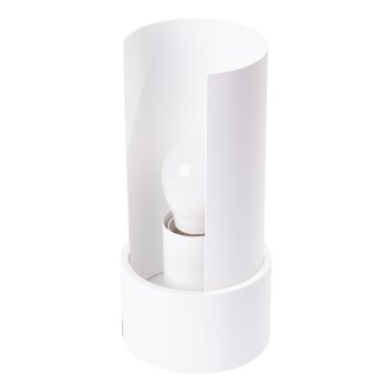 Candeeiro de mesa FLASH 1xE27/15W/230V branco