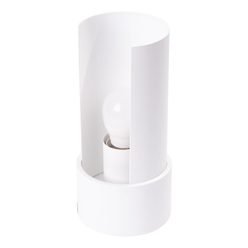 Candeeiro de mesa FLASH 1xE27/15W/230V branco