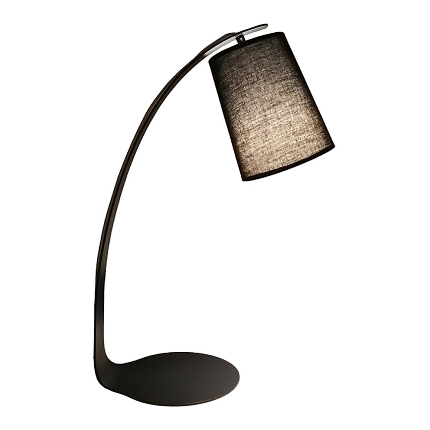 Candeeiro de mesa GALLANT 1xE27/11W/230V preto/castanho
